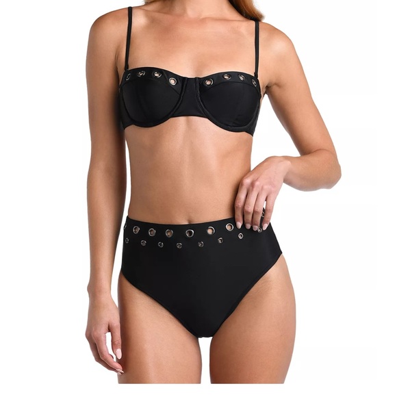 L’Agence grommet bikini set large top / medium bottoms - Picture 2 of 6